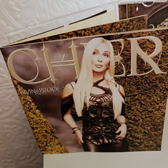 Cher Living Proof 12 Track CD 2001 Warner Bros Music COLORED BOOKLET + CASE - Picture 2 of 7